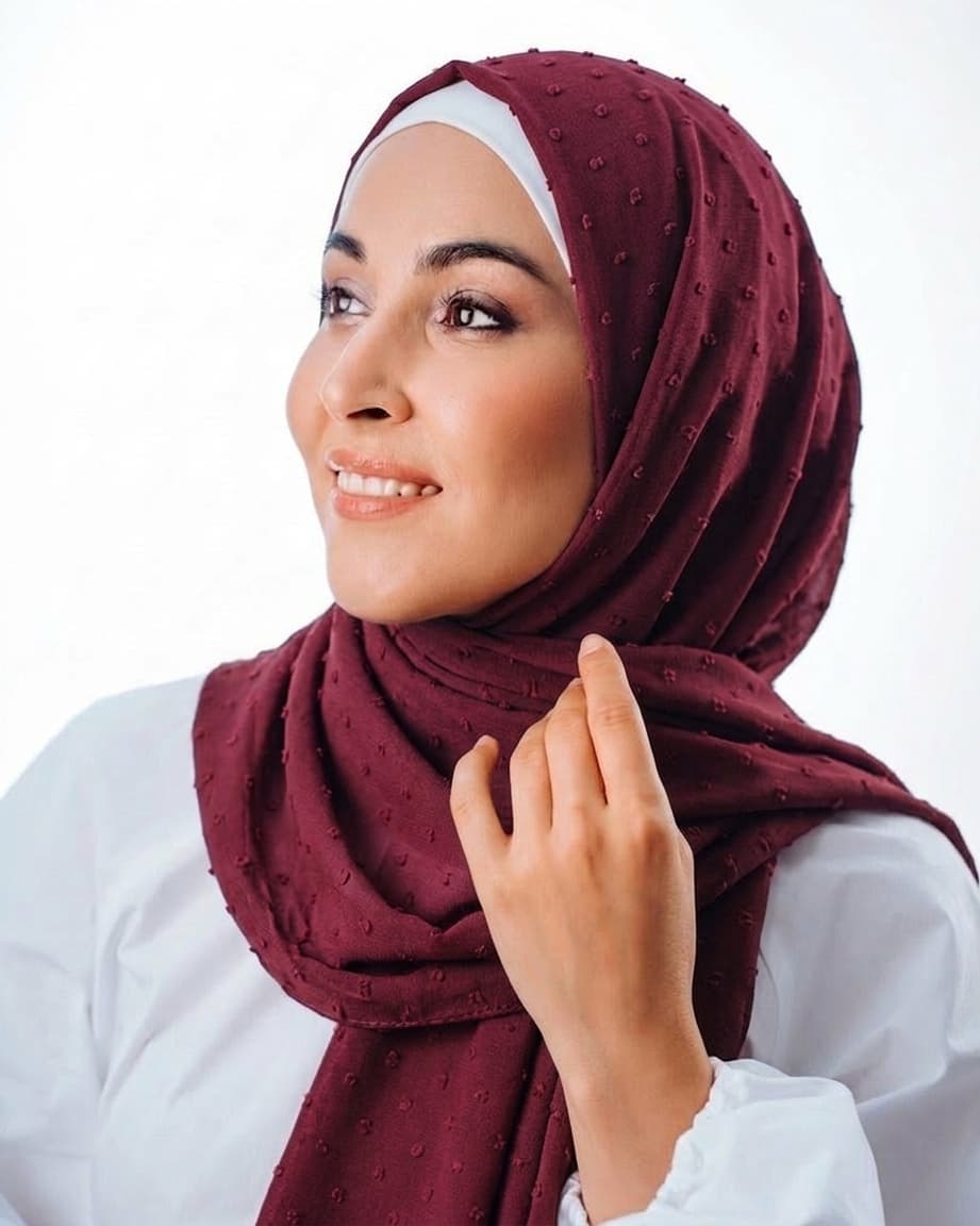 Палантин Pit Pit (бордовый)