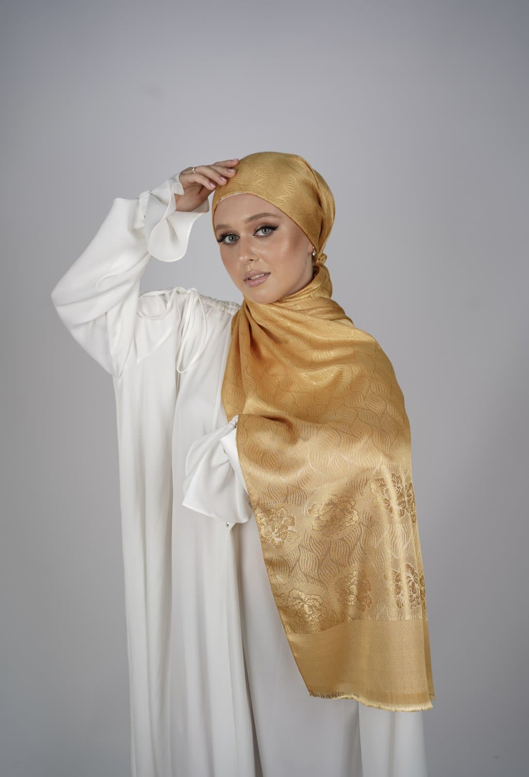 Палантин Foulard (желтый)